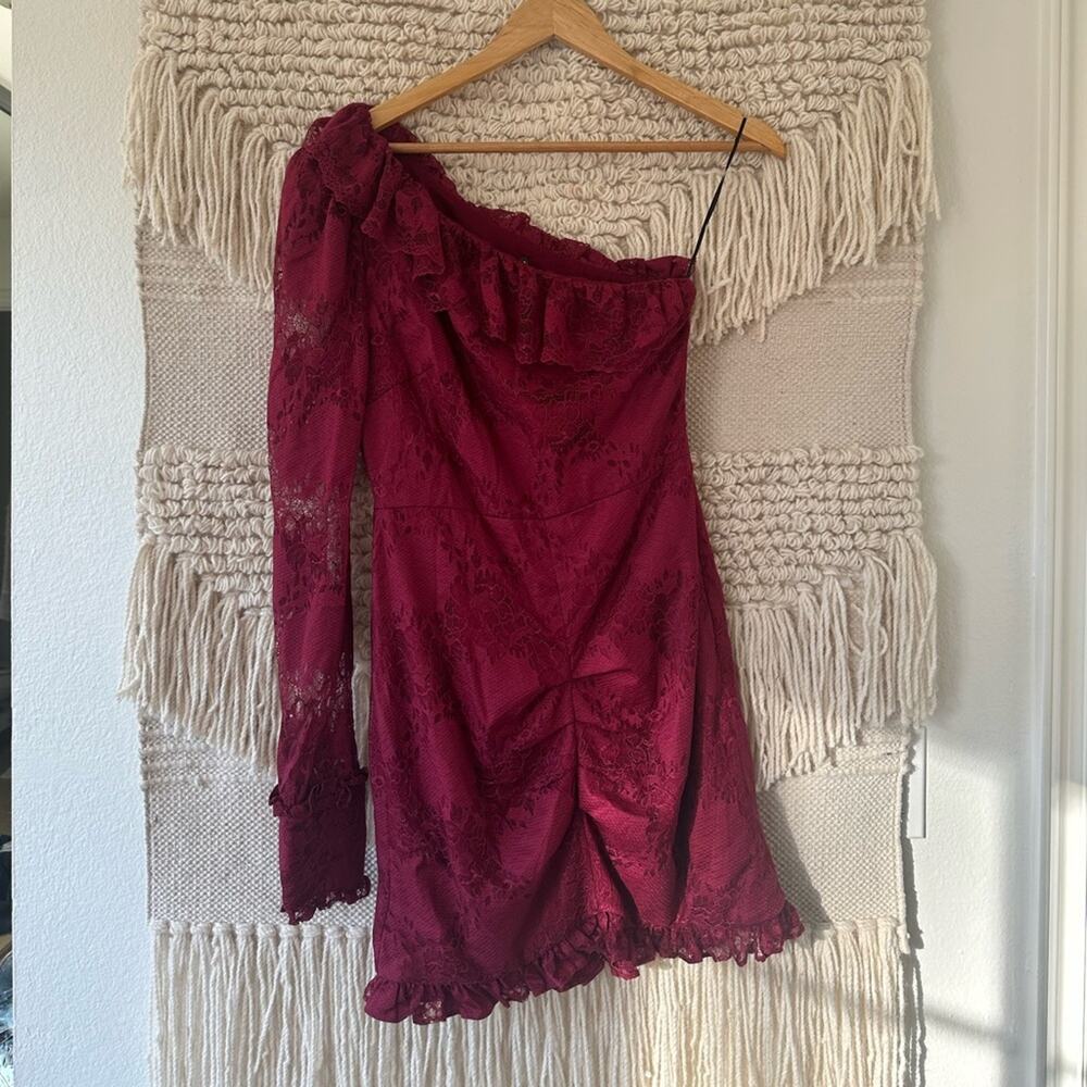 Alexis Ilana One Shoulder Mini Dress